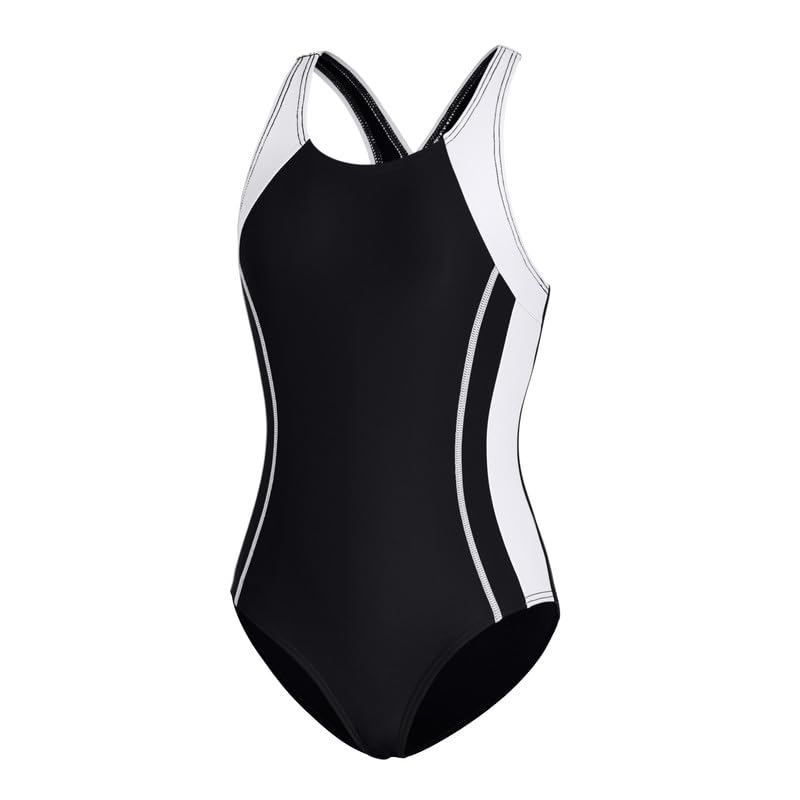 Image of beautyin Girls Swimsuit One Piece Swimwear Athletic Competition Bathing Suit 7-16Y