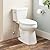 Signature Hardware 483545 Rilla 1.28 GPF Two Piece Elongated Toilet - Standard Seat Included - White