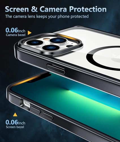 Image of FNTCASE for iPhone 13 Pro-Max Case: Support Magnetic Charging Military Grade Drop Protection Anti Yellowing Cell Phone Cover