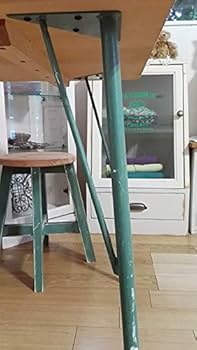 ミント　アイアンレッグ　5脚 Amazon｜アイアンレッグ DIY素材テーブル脚 4本セット鉄足 (L