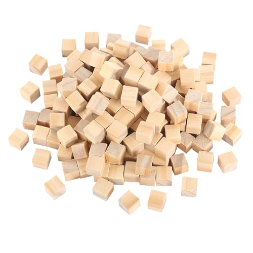Cubos de Madera 10 mm 500 Piezas para Manualidades