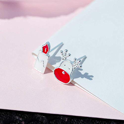 Boucles d'oreilles élan et bougie, le bijou asymétrique anti-ennui
