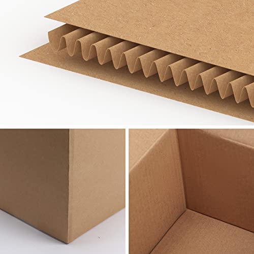 Edenseelake 40 Pack 6x6x6 inches Shipping Boxes Small Cardboard Boxes for Packing, Moving, Mailing, Brown by Edenseelake - Image 4