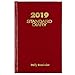 AT-A-GLANCE 2019 Standard Diary Daily Reminder, 5" x 7-1/2", Small, Red (SD38713)