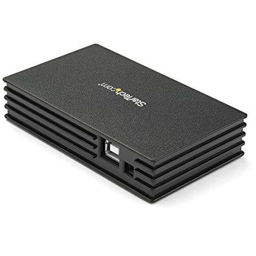 image for StarTech.com 4 Port Compact Black USB 2.0 Hub - Bus-powered or with In