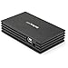 StarTech.com 4 Port Compact Black USB 2.0 Hub - Bus-powered or with Included Power Adapter - Portable Mac/PC laptop hub, TAA (ST4202USB)