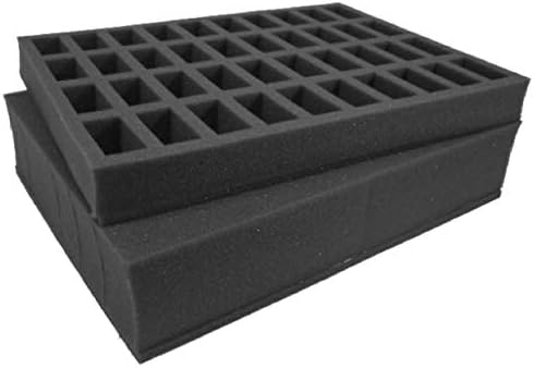 Navara Replacement Tray Set for Gamesworkshop Classic figure case. Carry 120 troops on 25mm bases. Ideal for 4 squads 50mm tall, and monsters or vehicles