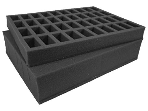 Navara Replacement Tray Set for Gamesworkshop Classic figure case. Carry 120 troops on 25mm bases. Ideal for 4 squads 50mm tall, and monsters or vehicles