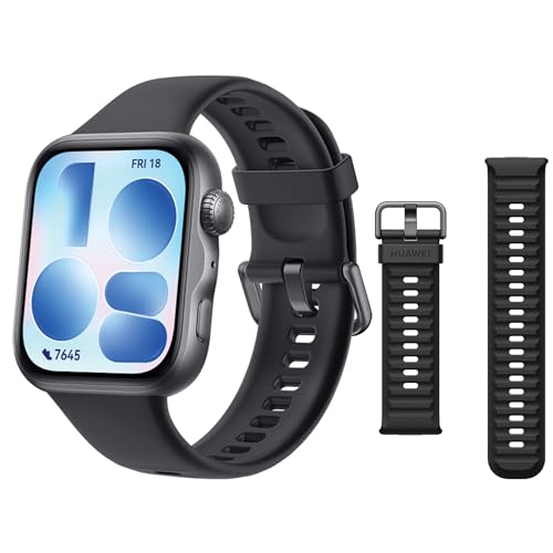 [�����x���g�Z�b�g]HUAWEI WATCH FIT 5 �X�}�[�g�E�H�b�` �u���b�N + FIT4/5�V���[�Y���� �����x���g �t���I���G���X�g�}�[�f�� ���_���u���b�N