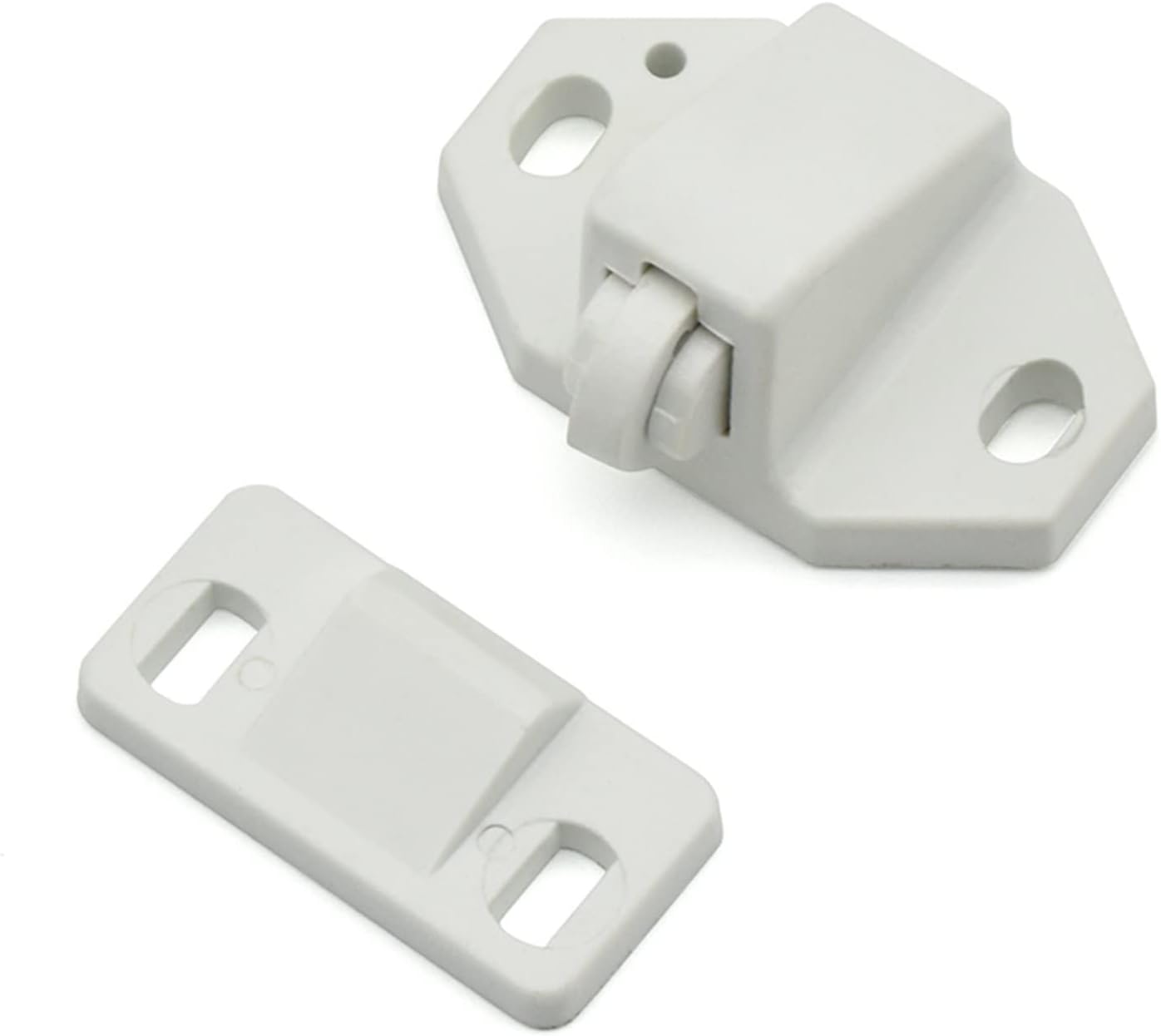 Marine Boat Ball Catch Door Cupboard Spring Roller Latch Plastic Door Clip Buckle for Wooden Door Furniture 1Pcs(B)