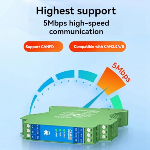 Repetidor CANFD y módulos de comunicación industriales CAN 2.0 de 5 Mbps 4