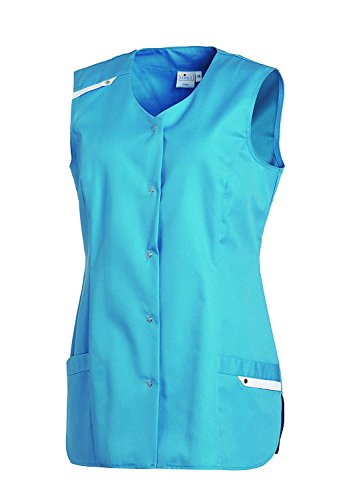 Leiber Damen-Hosenkasack, türkis/weiß, 36