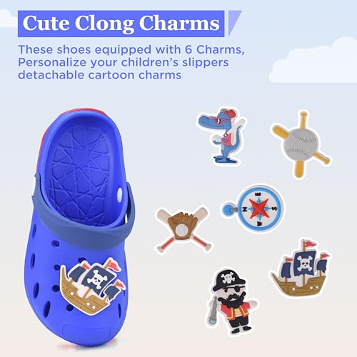 Image of Kids Girls Boys Clogs Garden Shoes Toddler Beach Summer Slides Slippers Indoor Outdoor Children Water Shower Pool Sandals for Toddler /Little Kid