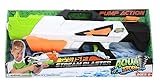 Aqua Storm Pump Action Water Blaster - Pistola de agua para adultos y niños, pistola de agua para disparar batallas de agua, pistola de chorro para fiestas en la piscina y juegos