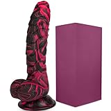 Thick Realistic Dildo Adult Sex Toys, 10.43 Inch Soft Safety Silicone G-spot Anal Stimulator with Strong Suction Cup, Fantasy Dildos Huge Lifelike Penis Toy for Women Men Couples