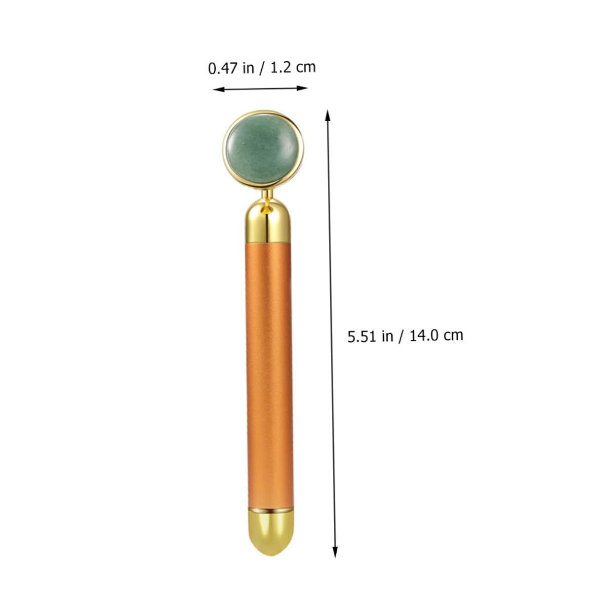 MAGICLULU Massagegerät Gesicht Elektrisch mit Aventurin und Zinklegierung Tragbares Elektrisches Massagestick zur Entspannung und Schlafs Zufällige Farbe