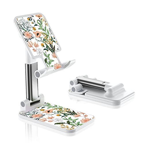 Image of Foldable Phone Stand for Desk?Angle of View Adjustable Cell Phone Stand?Phone Holder for Desk /ipad Stand ?Suitable for iPhone, Samsung and Other Smart Phones Desk Accessories Phone Holder