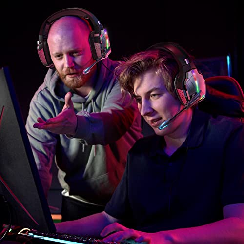 Camdive Gaming Headset For Ps4 Ps5 Pc Xbox One, 3D Stereo Sound Ps5 Headset, Noise-Cancelling Over Ear Gaming Headphones With Mic For Switch Laptop Mobile #TOP6