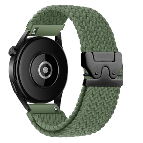 [�C�F�W���W] Galaxy Watch 7/FE/6/5/pro/4/Classic/active 2/Gear S3�p�p���V���[�g�u���X���b�gCorrea Watch GT 2 3 4 5�o���h�p�E�H�b�`�X�g���b�v(Green,G6 40mm 44mm