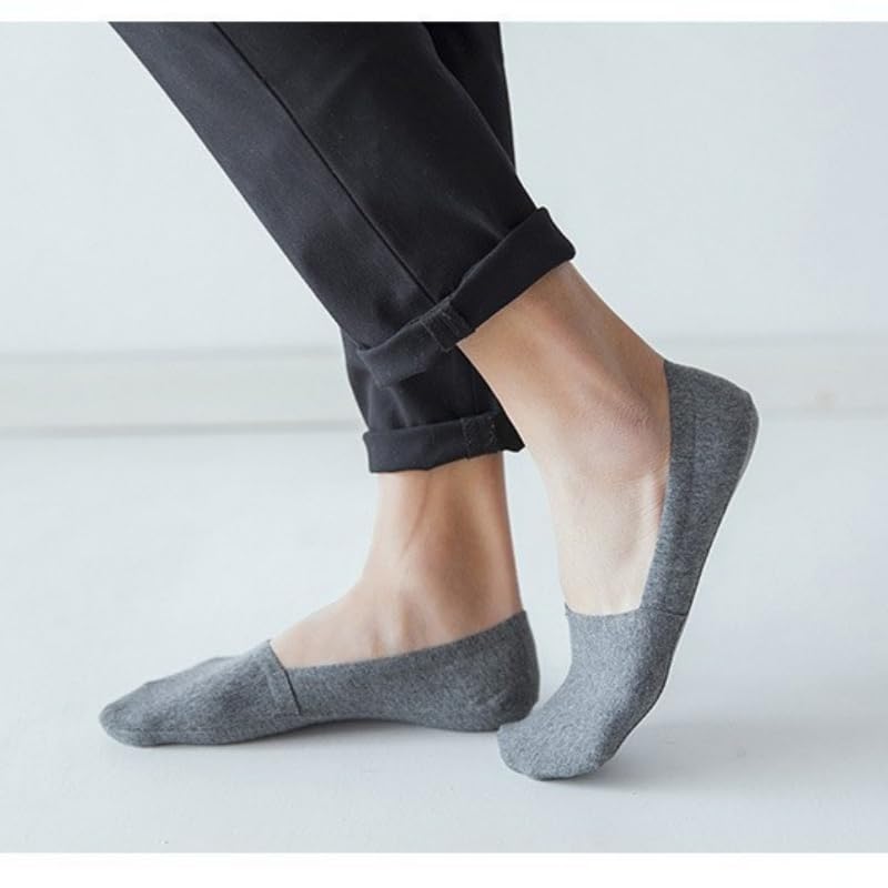 SOKA One :Les chaussettes invisibles qui tiennent en place Chaussettes Invisibles Homme Femme Coton Basses Courtes Fines Élastiques Antidérapantes pour Chaussures