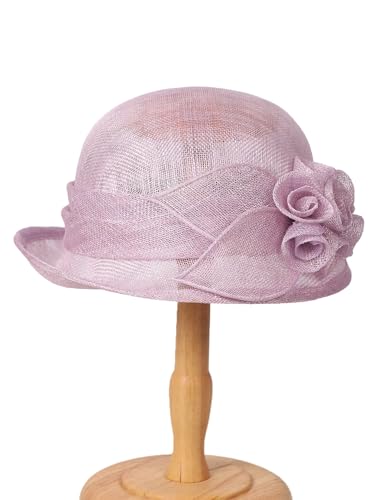 Sombrero de fiesta floral Himersport color lila miniatura 4