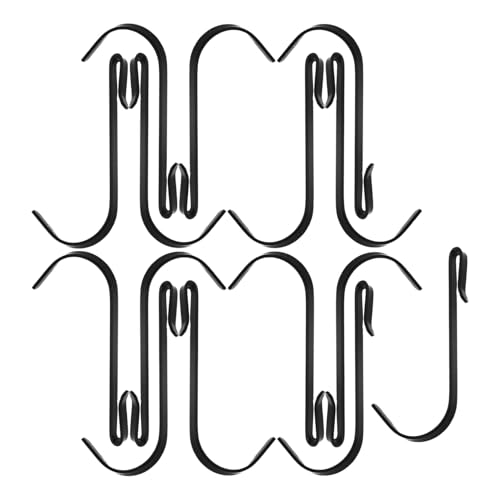 ERINGOGO 20 pièces Crochets Acier Inoxydable Forme J à Clipser pour Étagères et Évier Lot de Accroche-serviette et Rangement Cuisine Bureau Maison