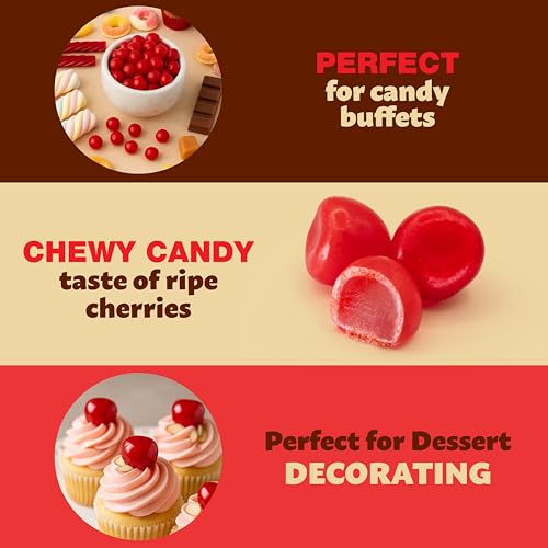 Cherry Sours, Chewy Candy Balls, Sour Candy, 2 Lb Bag | Old Fashioned Candy - image 7