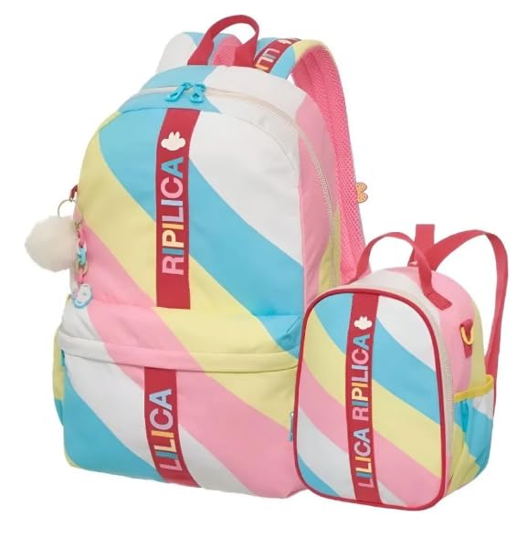 KIT ESCOLAR LILICA RIPILICA BOLSA CARRINHO E LANCHEIRA 100% ORIGINAL
