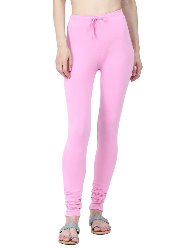 Image of Robinbosky Cotton Churidhar Leggings for Women - Stylish, Stretchable & Flattering Fit for All-Day Comfort