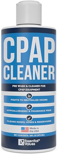 Essential Values CPAP Cleaner Pre-Wash, Safe & Scent-Free - 16