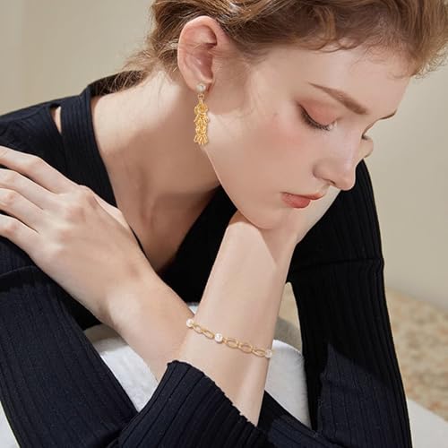 Anillos de acero inoxidable con chapado en oro de 18k, conectores ovalados para joyería de lujo 5