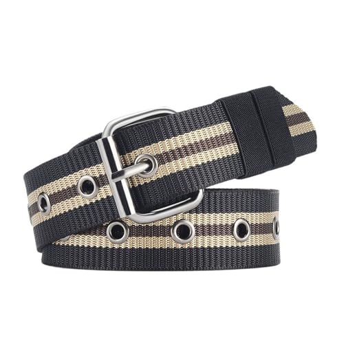 Men's All Seasons Adjustable Belts Autumn Belt 2025 Casual Braided Metal Buckle Buckle Spring Winter