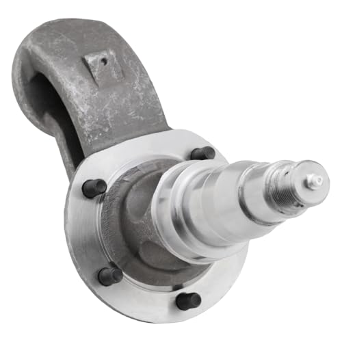SP300-4-Inch Drop Spindle #42, E-Z Lube, 5-Bolt Flange for 5,200 7,000 lb Trailer Axles