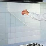 Amplia aplicación: las calcomanías a prueba de aceite de cocina se pueden utilizar para varias superficies lisas, como oficina, sala de estar, dormitorio, estudio, sala de almacenamiento, muebles de armario, forro de estante en cualquier lugar liso, plano, seco y limpio.