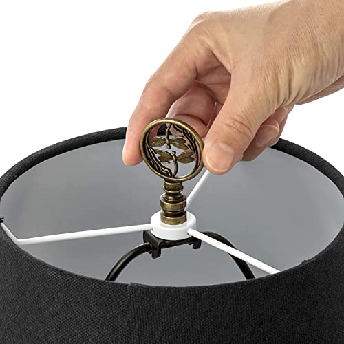 Dgbrsm DDLFCKH-1-38-1 Double Dragonflies Lamp Finials 1-3/8 Inches Lamp Finial Cap Knob thumb #4