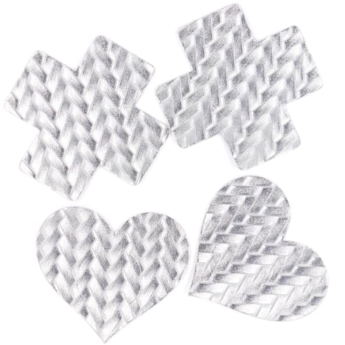 Image of Nipple Breast Covers Nipplecovers Rave Pasties Adhesive Bra Disposable 10Pair