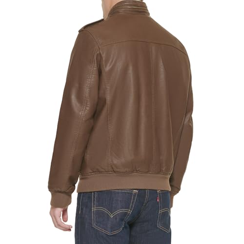 Image of Levi's Men's Vintage Deer Faux Leather Aviator Bomber (Standard and Big & Tall)