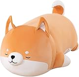 FAVOSTA Shiba Inu Plush Stuffed Dog Soft and Cute Corgi Pillow Plush Cushion Puppy Plushie Plush Body Pillow Dolls (35cm/13.8inch)