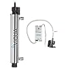 Viqua S2Q-P/12VDC UV System 3 GPM 12VDC, Home Stainless Steel Silver Series Water Treatment System