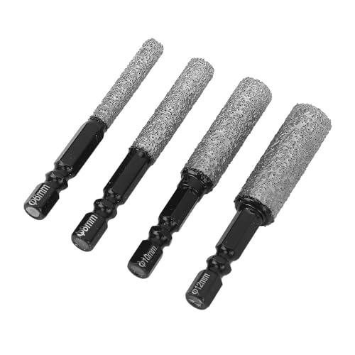 Set 4 Piezas Brocas Diamante 6 8 10 12mm para Cerámica miniatura 4