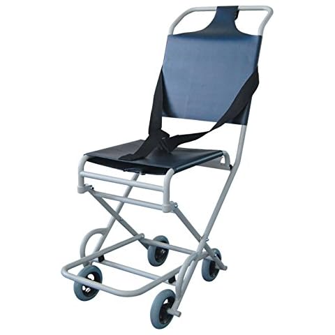 Roma Folding Evacuation Ambulance Chair With 4 Wheels Cover