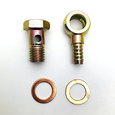 M12 Banjo to Barb + Banjo Bolt Designed for Easy Rotax 912 Engine Oil Change/Draining
