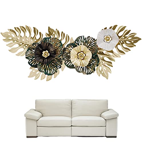 Décoration murale moderne salon Wedhapy : redonnez vie à vos murs avec des fleurs en fer