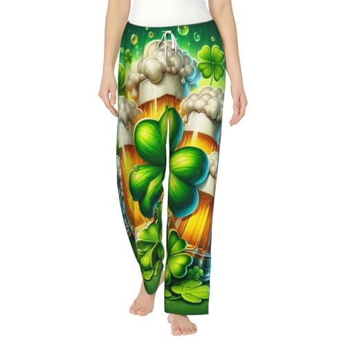 Pantalon de pyjama en polaire isolant et flanelle douce femme