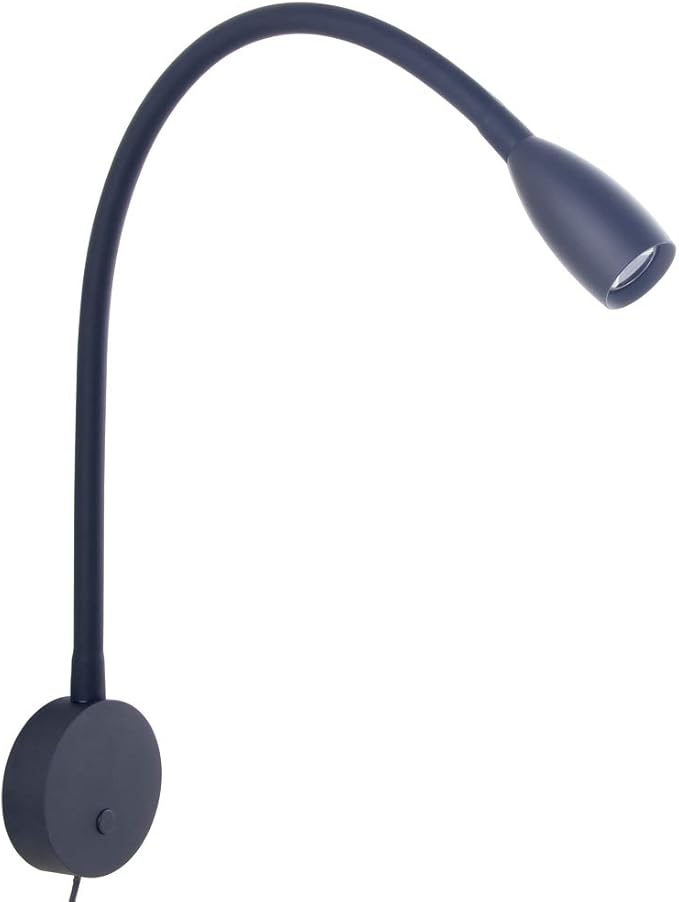 Acegoo Dimmable Bedside Reading Light, Minimalist Flexible Gooseneck
