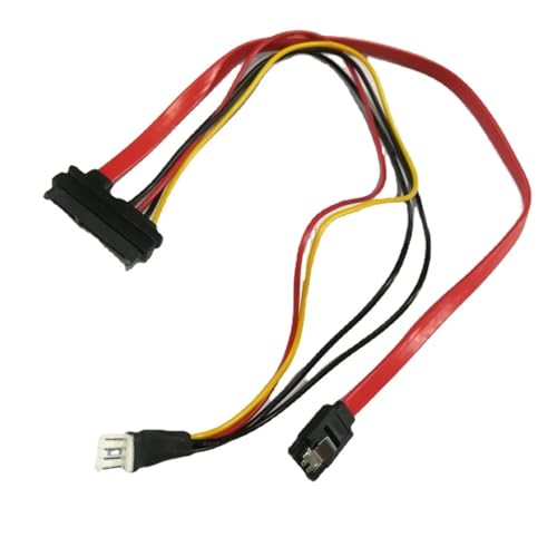 Cable adaptador SATA 22pin a 7Pin DATA + 4Pin FDD 38 cm