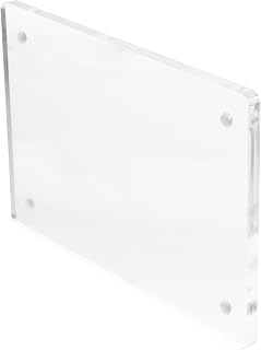 FOMIYES Acrylic Display Sign Holder with Magnet, Single or Double Sided