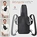 HILOMON Small Sling Bag RFID Blocking Mini Crossbody Bag for Men and Women Travel Hiking Cross Body Bag