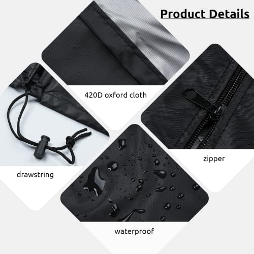 Epicover 19" X 34'' X 89'' Base Patio Heater Cover, Sunlight-Resistant, Windproof, Dustproof, Waterproof, Standing Outdoor Heater Covers, Propane Heater Covers For Outdoor Garden Yard #TOP2