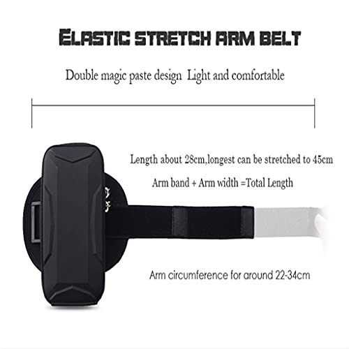 DZXCHM-Sports-Gym-Arm-Bag-Fitness-Running-Wrist-Wallet-Jogging-Phone-Holder-Purse-Armband-Cycling-Pouch-Accessories-Color-Black-Size-One-Size